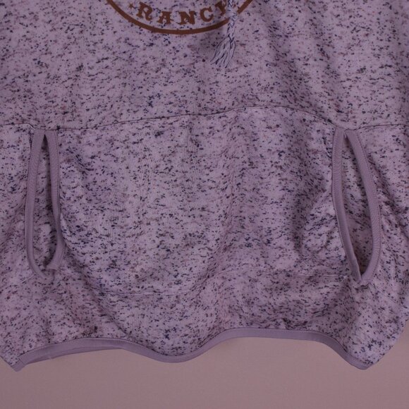 Women’s Yellowstone Dutton Ranch Hooded Sweatshirt Brown Beige & Gray - Size M - Picture 3 of 4